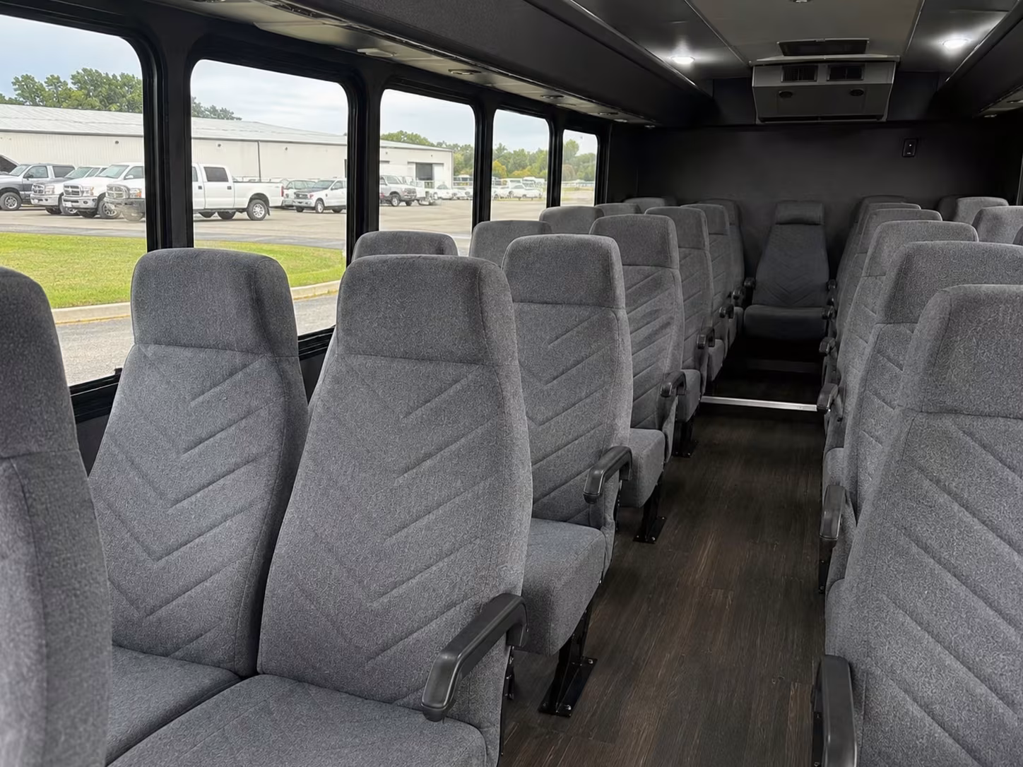 18 passenger minibus inside