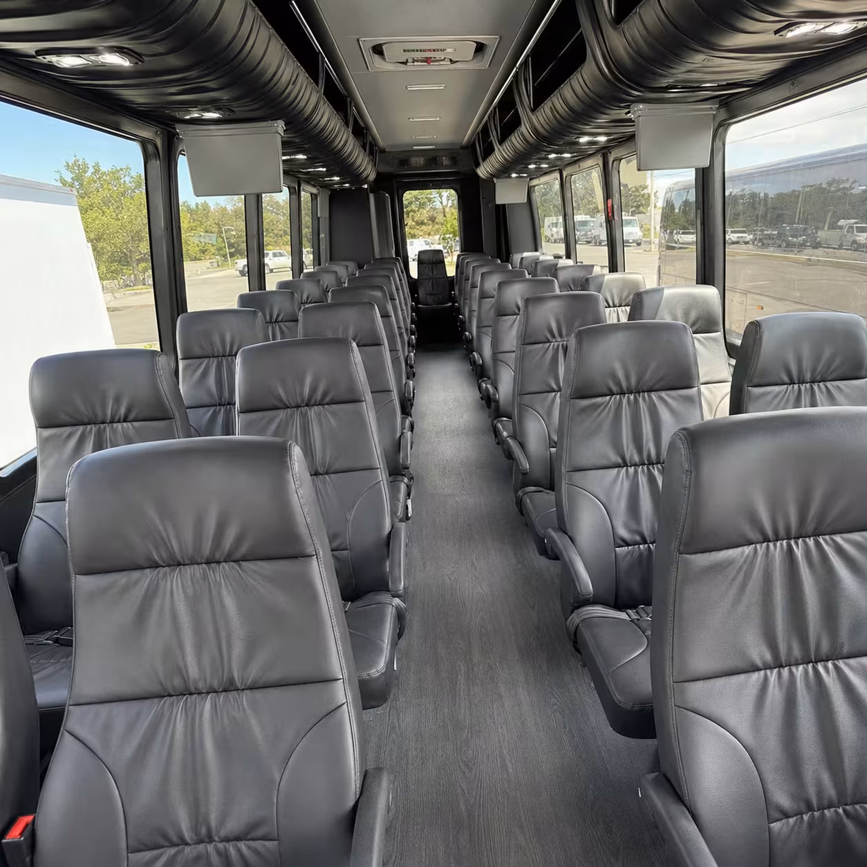 28 passenger minibus inside