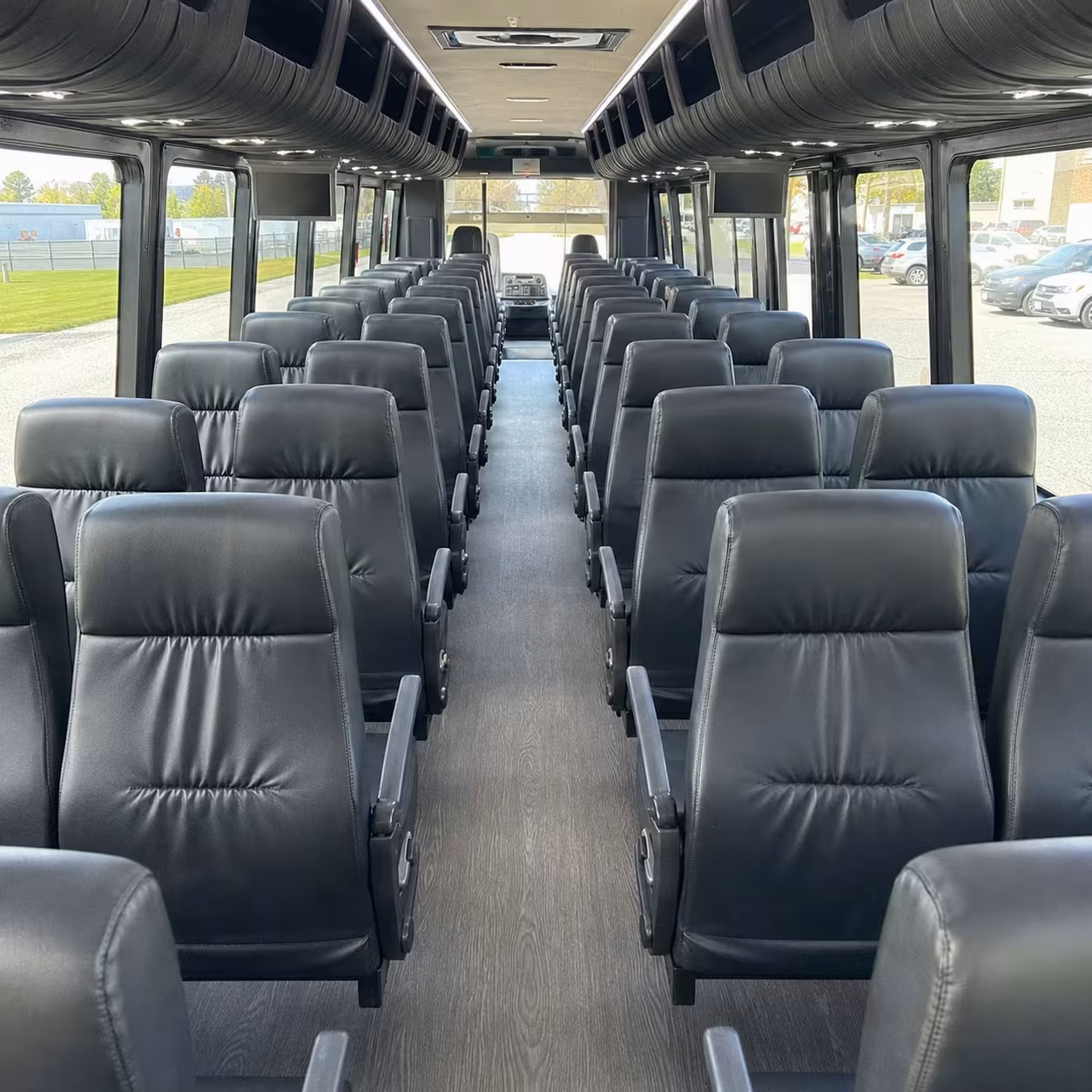 35 passenger minibus inside