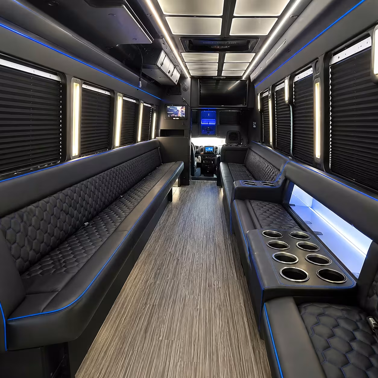 party bus interior