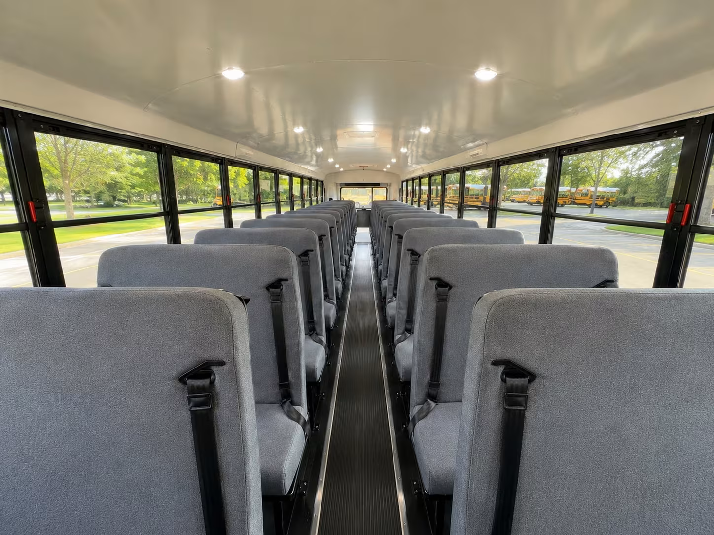 school bus interior