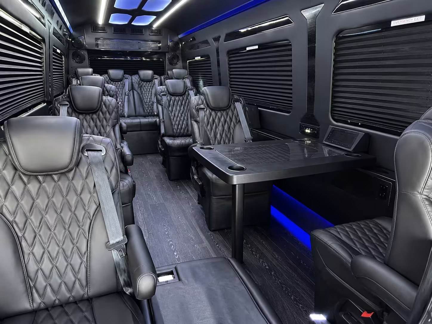 sprinter van with driver interior